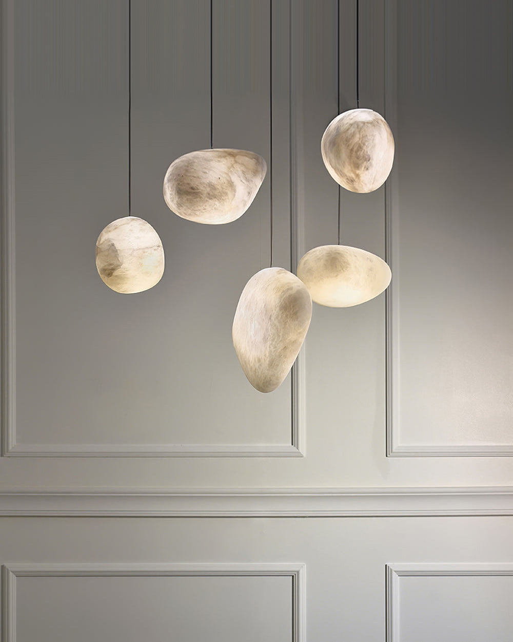 WOMO Irregular Alabaster Pendant Light-WM2868