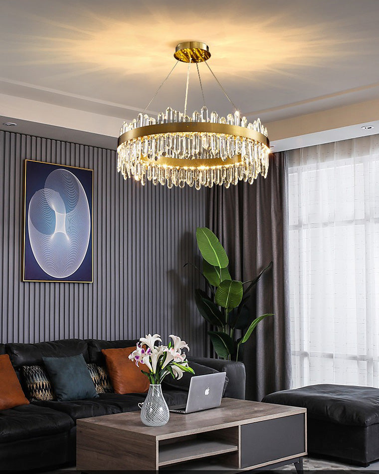 WOMO Round Crystal Chandelier-WM2488a