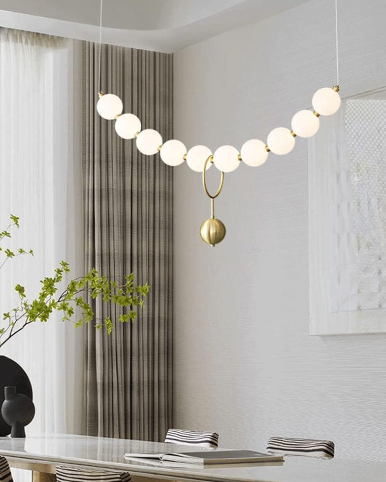 WOMO Pearl Arc Chandelier-WM2102b