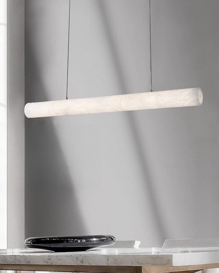 WOMO Alabaster Tube Linear Chandelier-WM2876