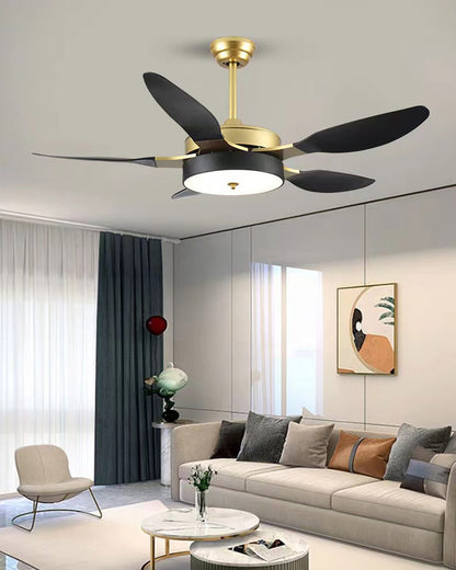 WOMO 48" Gold Ceiling Fan Lamp-WM5026