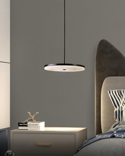 WOMO Disc Alabaster Pendant Light-WM2870