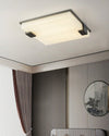WOMO Square Alabaster Flush Mount Ceiling Light-WM1149 thumbnail