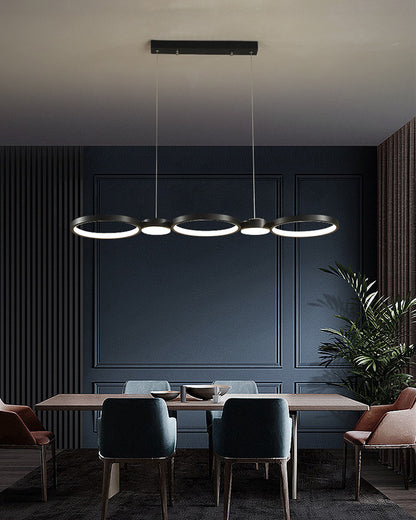 WOMO Multi Circle Linear Pendant Light-WM2765