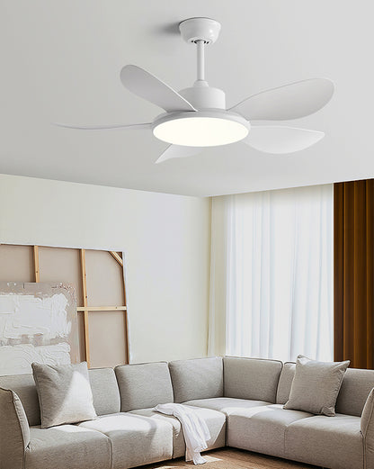 WOMO 5 Wood Blade Ceiling Fan Lamp-WM5003