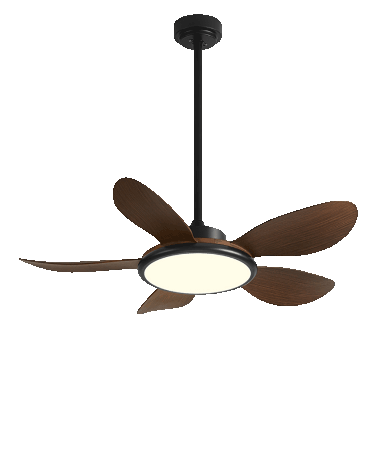 WOMO 42" Wood Grain Ceiling Fan Lamp-WM5003