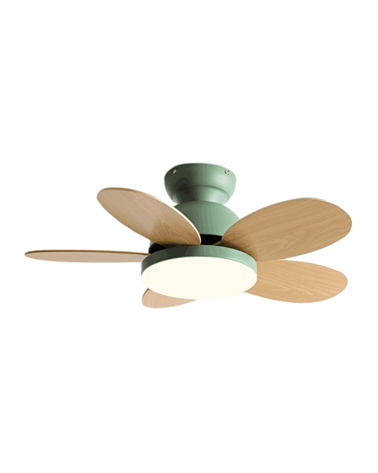 WOMO 36" Scandi Wood Ceiling Fan Lamp-WM5004