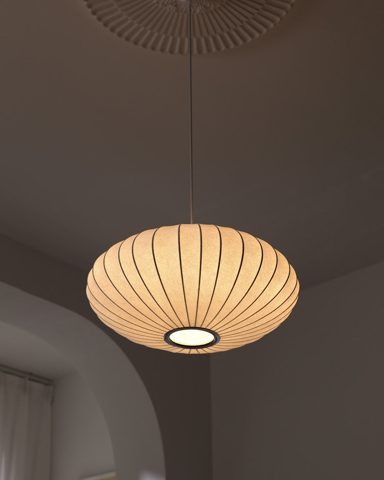 WOMO Flying Saucer Silk Pendant Light-WM2534