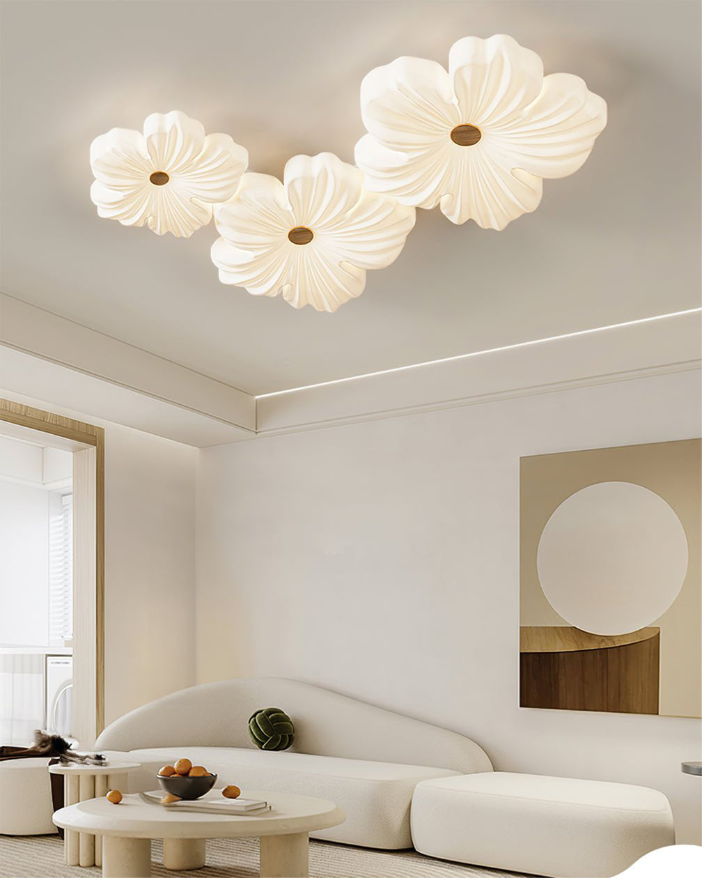 WOMO White Flower Ceiling Light-WM1112