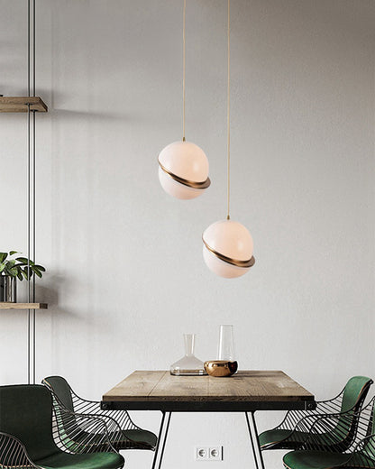 WOMO Cut Glass Globe Pendant Light-WM2679