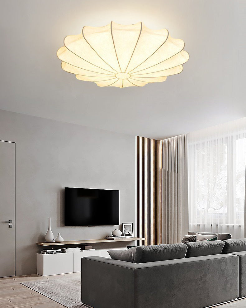 WOMO Flying Saucer Silk Flush Mount Ceiling Light-WM1113