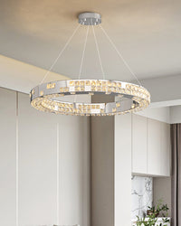 WOMO Tiered Circular Crystal Chandelier-WM2544