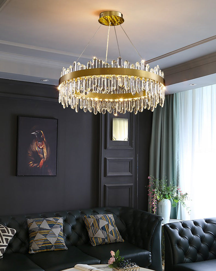 WOMO Round Crystal Chandelier-WM2488a