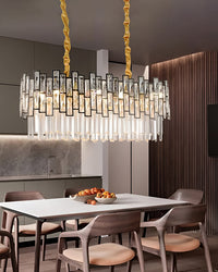 WOMO Oblong Crystal Chandelier-WM2783