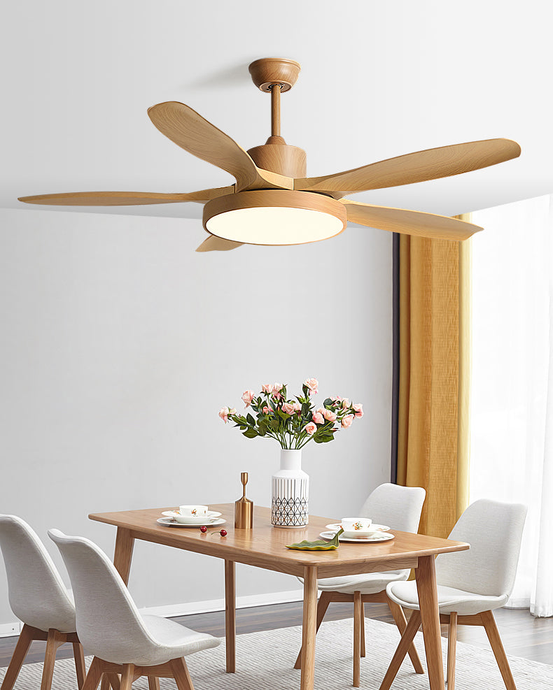 WOMO 52 inch Five Blade Ceiling Fan with Light - WM5167