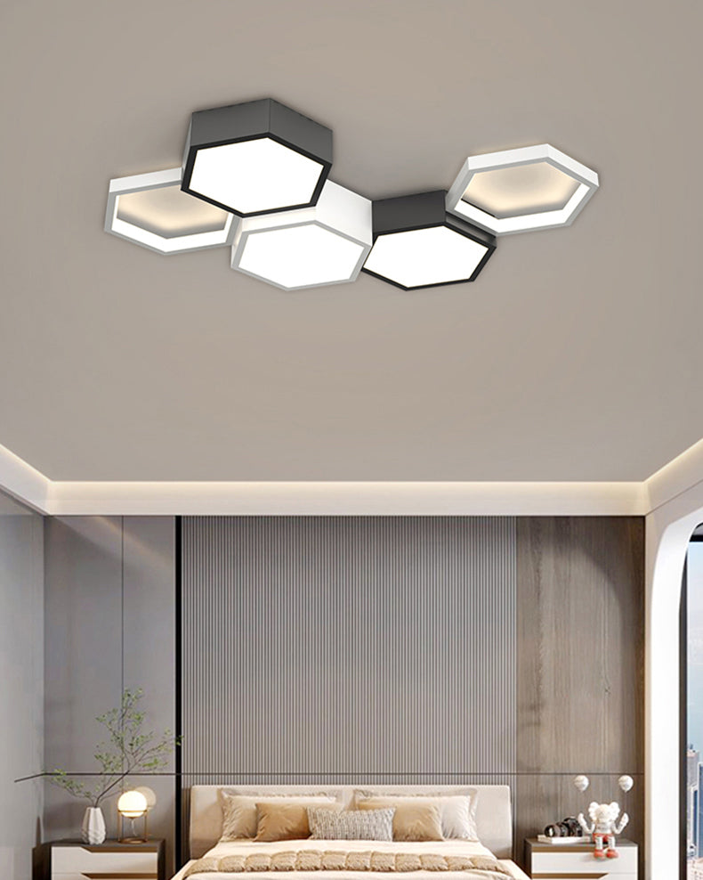 WOMO Honeycomb Flush Mount Ceiling Light-WM1127