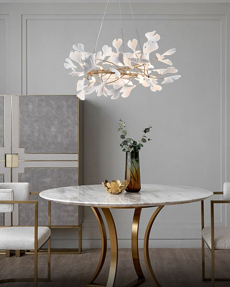 WOMO Gingko Spiral Chandelier-WM2416