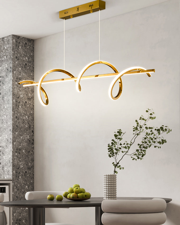 WOMO Spiral Linear Chandelier-WM2723