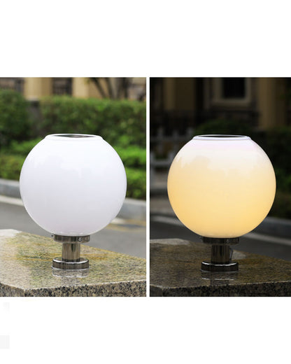 WOMO Globe Outdoor Pillar Light-WM9217