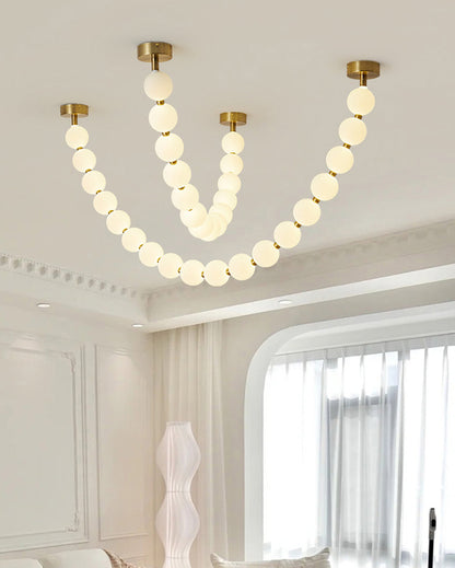 WOMO X-Pearl Necklace Chandelier-WM2799