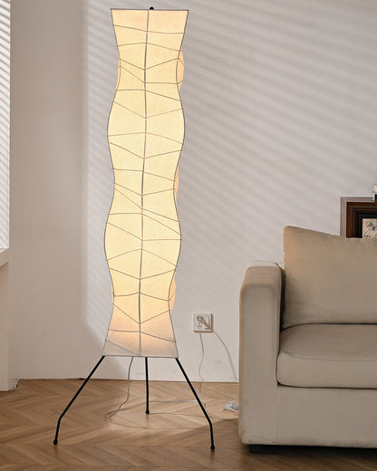 WOMO Column Silk Floor Lamp-WM7094