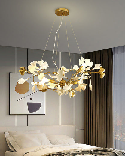 WOMO Ginkgo Ceramic Chandelier-WM2411