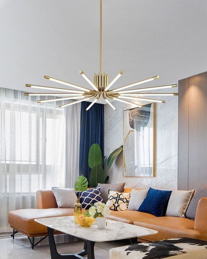 WOMO Starburst Multi Light Rods Chandelier-WM2761