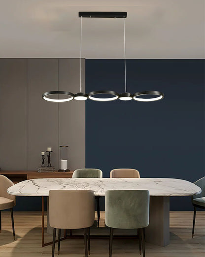 WOMO Multi Circle Linear Pendant Light-WM2765