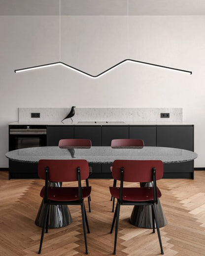 WOMO Zigzag Linear Pendant light-WM2638