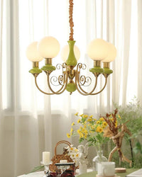 WOMO Glass Globe French Chandelier-WM2958