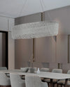 WOMO Silver Fringe Round Chandelier-WM2643 thumbnail
