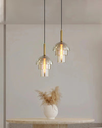 WOMO Glass Bell Pendant Light-WM2789