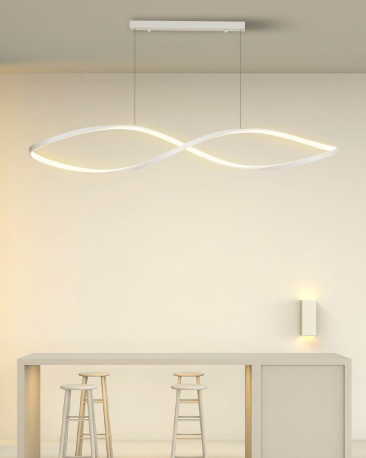 WOMO Spiral Linear Pendant Light-WM2642