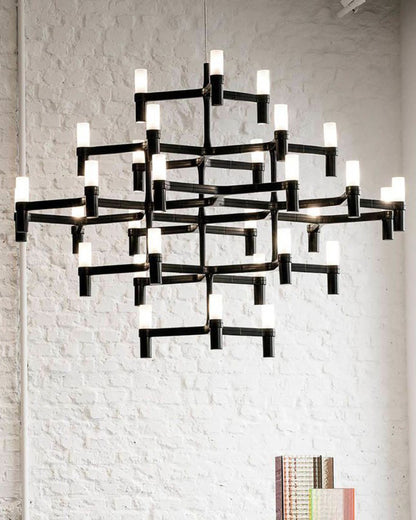 WOMO Modern Tiered Candlestick Chandelier-WM2554