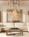 WOMO Raindrop Glass Chandelier-WM2809 thumbnail