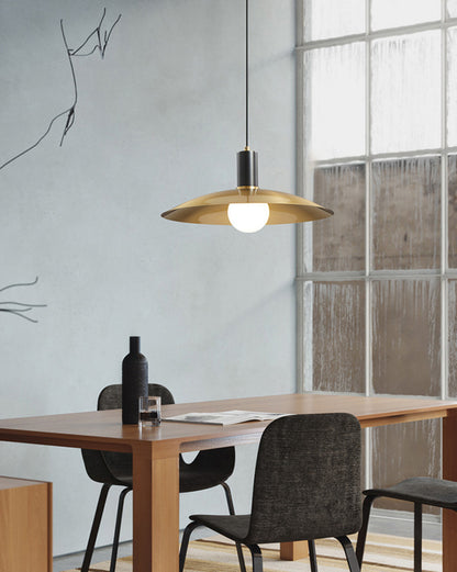 WOMO Cone Brass Kitchen Pendant Light-WM2401