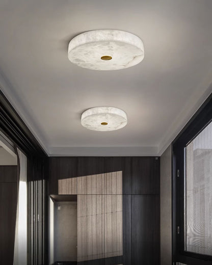 WOMO Modern Round Alabaster Ceiling Light-WM1118