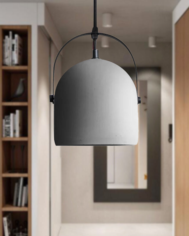 WOMO Concrete-like Bell Pendant Light-WM2565