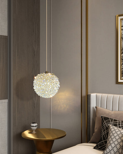 WOMO Small Crystal Sphere Pendant Light-WM2367