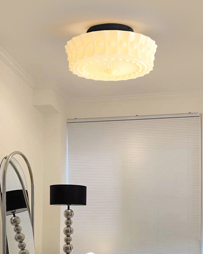 WOMO Round Glass Ceiling Light-WM1125