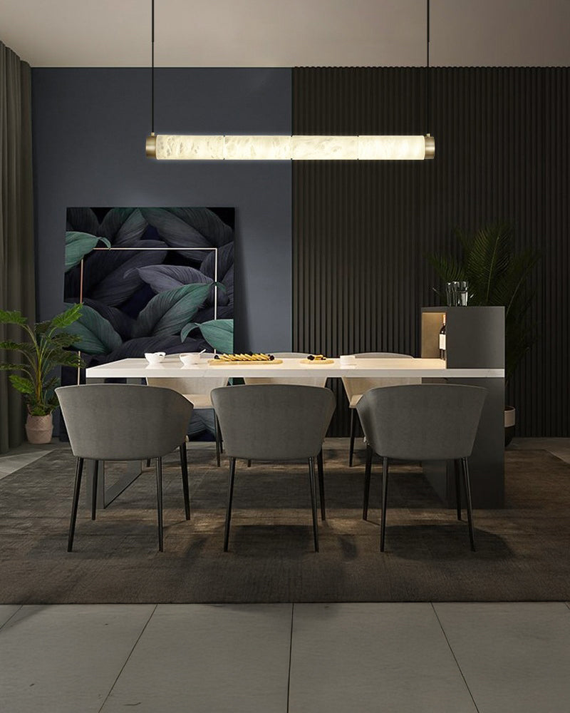 WOMO Alabaster Linear Pendant Light-WM2879