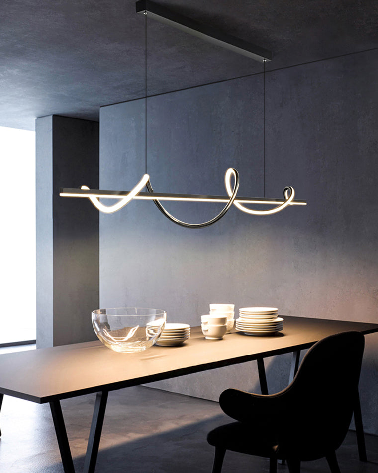 WOMO Spiral Linear Pendant Light-WM2763