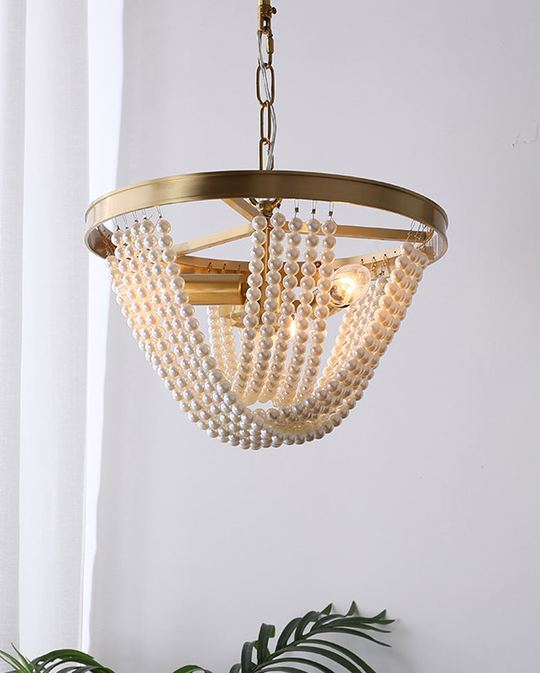 WOMO Pearl Beaded Pendant Light-WM2407