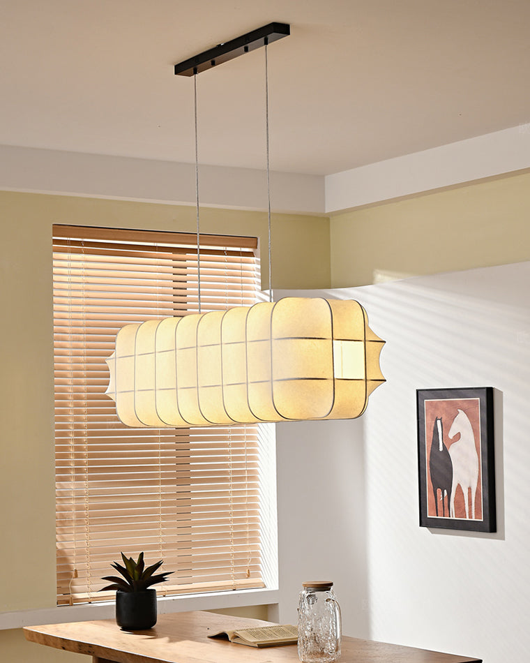 WOMO Rectangular Fabric Chandelier-WM2957