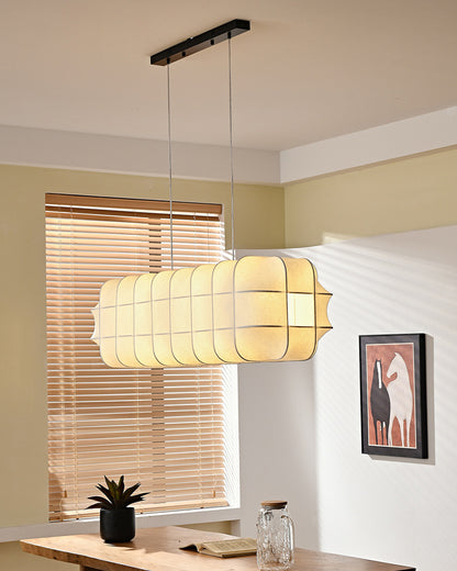 WOMO Rectangular Fabric Chandelier-WM2957