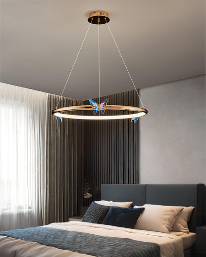 WOMO Butterfly Circular Led Chandelier-WM2802