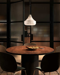 WOMO Cone Alabaster Pendant Light-WM2905