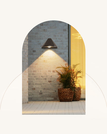 WOMO Cone Outdoor Wall Light-WM9141