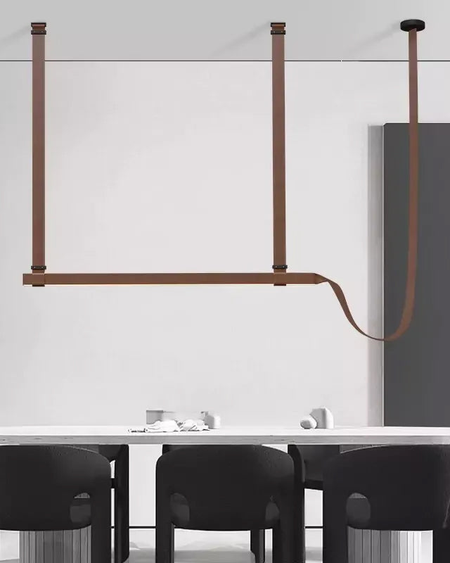 WOMO Leather Linear Chandelier-WM2912