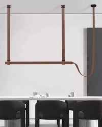 WOMO Leather Linear Chandelier-WM2912